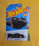 2022 HOT WHEELS N CASE HW EXOTICS PAGANI ZONDA R MATTE BLACK EXOTIC DIECAST ITAL Parts
