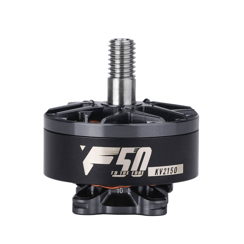 Ligpower RC brushless motor, black housing with silver threaded 4mm shaft