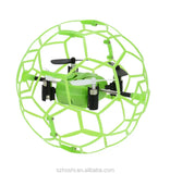 Upgraded Skytech M70 Drone Mini Quadcopter 4CH 2.4GHz RTF Quadcopter Drone RC 6-Axis Gyro with Football Protective Cover Drone