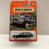 Black Mercedes Benz W123 Wagon Matchbox Diecast 22/100 Ships to you