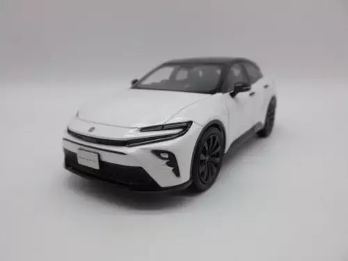 Toyota CROWN 12th diecast toy car, white with black details