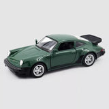1:36 1978 Vintage Porsche 911 Turbo Model Car Diecast Toy Cars for Boys Green Toy