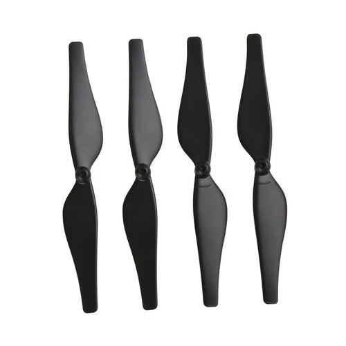 Black drone propeller blades set of four, with two-blade propellers