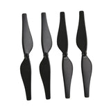 Black drone propeller blades set of four, with two-blade propellers