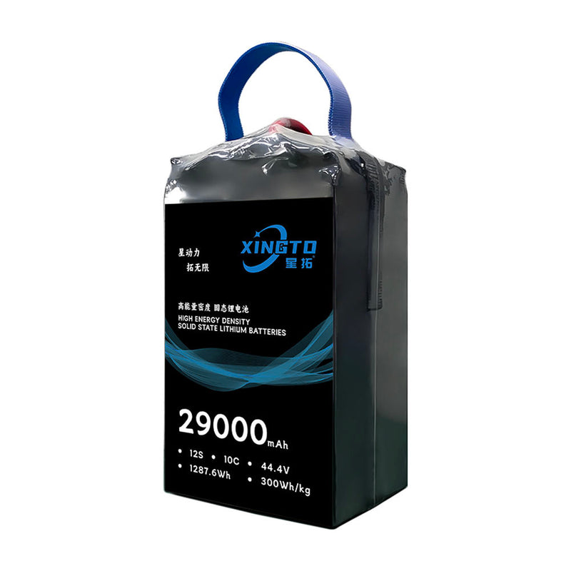 XINGTO 12S 29000mAh 44.4V 300Wh/kg 10C High Energy Density Solid Sate LiPo Battery for Industrial Drone/UAV Drone