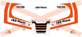 Scania truck decal set with J&D Pierce and Structural Steel logos