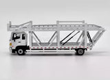 UM 1:64 White 500 HINO Ranger Double Transport truck Model Diecast Metal Car Parts