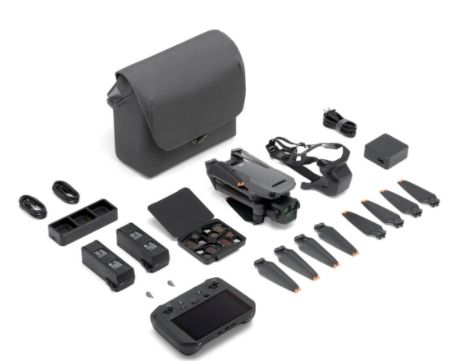 DJI Mavic 3 Pro Fly More Combo drone accessory set with controller, batteries, props, case