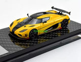 GB GRYNING 1:64 Yellow Agera RS1 ML Racing Sports Model Diecast Resin Car Parts