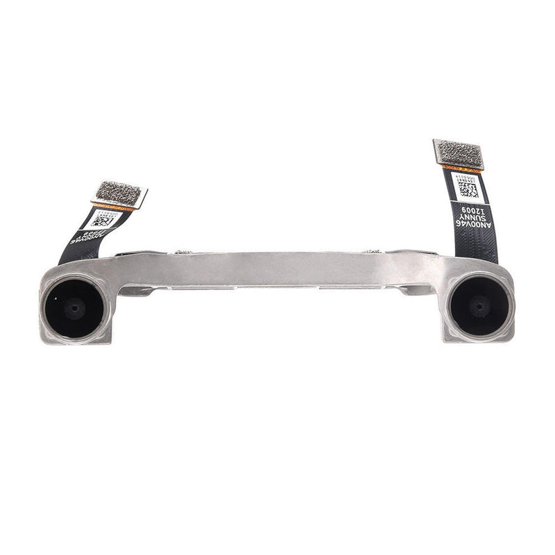 Drone front spare parts bracket with two circular ports and two ribbon flex cables