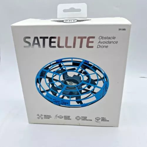 Sky Rider Satellite Obstacle Avoidance Drone DR159, Blue NEW Drone