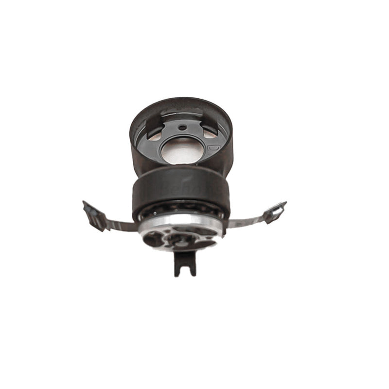 Black gimbal yaw arm with motor, circular mounting bracket and two side arms