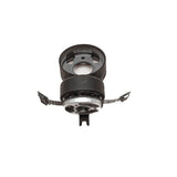 Black gimbal yaw arm with motor, circular mounting bracket and two side arms