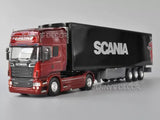 1:50 Scale Diecast Truck Model Toy Scania 730 Tractor With Container SemiTrailer Parts