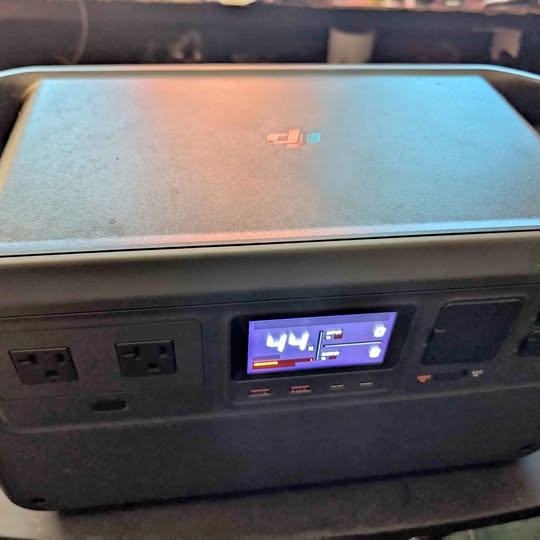 DJI POWER 1000 Roy WA power station with digital display and charging ports