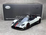 Almost real 1:18 Pagani Zonda Cinque 2009 Open car Diecast Model Car White Gifts Parts