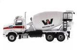 White Western Star cement mixer truck diecast (1/50 scale) with side logo