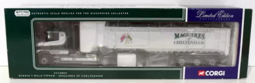 Diecast bulk tipper model truck in retail box, Scania T livery