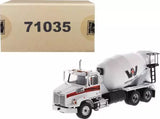 Western Star 4700 SB Concrete Mixer Truck White 1/50 Diecast Model by Diecast Parts