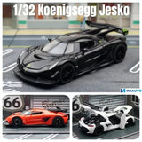 NEW 1:32 Koenigsegg JESKO Diecast Car Model With Sound & Light Kids Toy Gift Parts