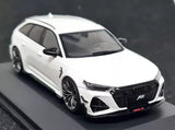 Solido 1/43 - Audi RS6-R ABT Avant (C8) Ibis White 2022 Diecast Scale model car Parts