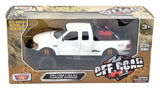 Motor Max 1:24 Off Road 2001 Ford F-150 XLT Flareside Supercab White Diecast Parts
