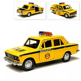 Lada VAZ 2106 Metal Model Diecast Car Scale, Collectible Toy Cars, Police, 1/36 Toy