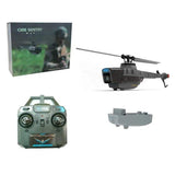C128 Rc Helicopter 4CH Single Propeller Radio Control Drones Aileron Mini Black Bee 1080P HD Aileron Less Aerial Fly Photography Drone