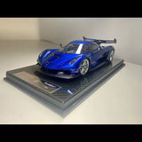 Rare FrontiArt 1:18 Scale Koenigsegg Jesko Diecast Car Model Collection Blue Parts