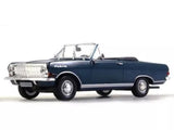 Blue 1963 Opel Rekord Series A convertible diecast model car, 1:43 scale