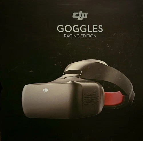 DJI Goggles Racing Edition VR goggles with head strap, dark gray