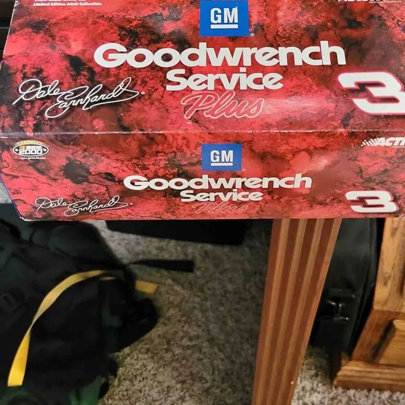 Red Dale Earnhardt 1:24 diecast car with Goodwrench Service Plus decals