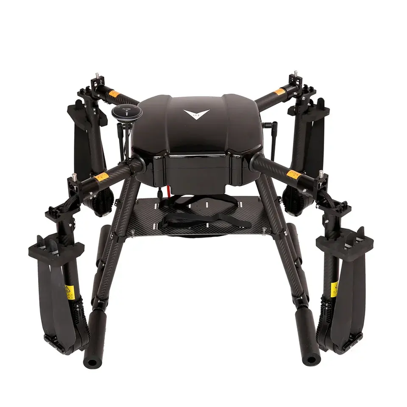 Customizable Payload Black Quadcopter Drone for Cargo Delivery 10km Image Transmission Remote Control for Beginners Hobbyists Drone