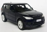 Tayumo 1/36 - Range Rover Sport Portofino Blue Pull back & Go Diecast Car Toy