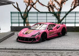GB Fuelme 1:64 Pink Mansory F8XX Super Racing Sports Model Diecast Resin Car Parts
