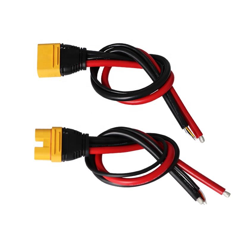 Yellow male-to-female plug adapter cable with red/black wires and signal pin