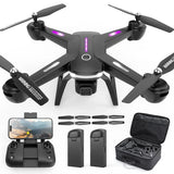JY03 GPS Drone with 4K HD Camera for Adults and Kids, FPV RC Quadcopter with LED Drone