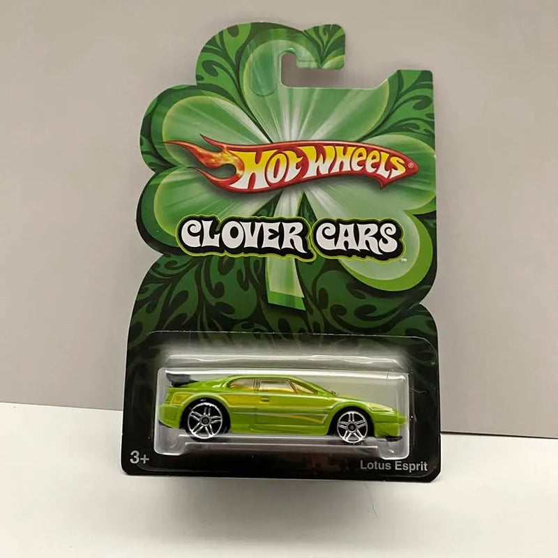 Hot Wheels Clover Cars diecast Lotus Esprit in lime green with silver wheels