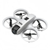 DJI NEO beginner drone with quad rotors and onboard camera, white body