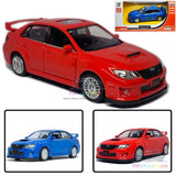 1:36 Subaru WRX STI Model Car Alloy Diecast Toy Vehicle Collection Kids Gift Toy