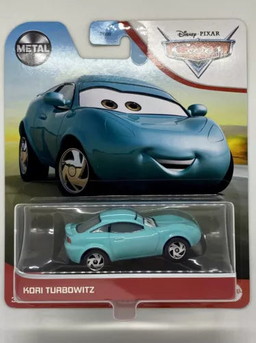 Kori Turbowitz metal diecast toy car, turquoise blue sports car