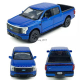 1:36 Ford F-150 Lightning Model Car Diecast Alloy Toy Cars Toys for Kids Blue Toy