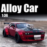 1:36 Dodge Challenger Srt Hellcat Alloy Car Model Diecasts Metal Sports Car Toy