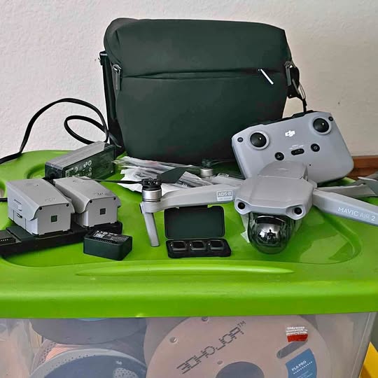 DJI Air2 drone with controller and carrying case