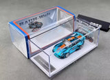 FS 1:64 Plating Blue Gulf RWB 993 GT Racing Sports Model Diecast Metal Car Toy