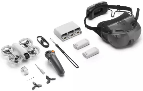 DJI Neo Motion Fly More kit with goggles, drone, charging hub and batteries