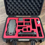 DJI Mavic 2 Pro drone and Smart Controller in open hard case, with camera gimbal