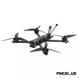 7-inch FPV quadcopter drone with four propellers and exposed frame