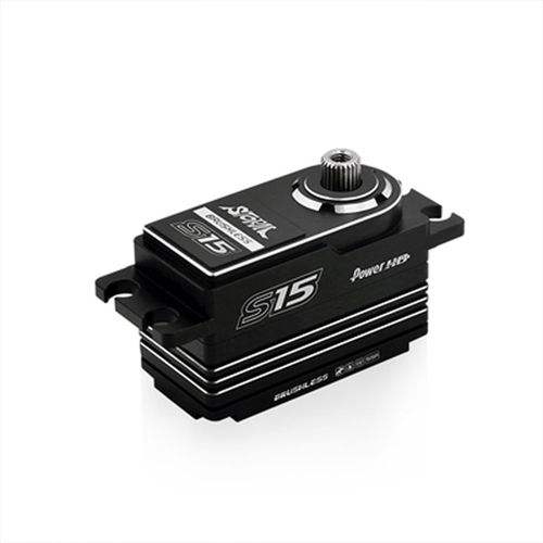 Power HD Storm S15 brushless digital servo with metal gear, black housing