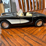 Vintage MC Toy 1/39 Scale 1957 Chevrolet Corvette Diecast Black Replica Hot 57 Moorhead MN